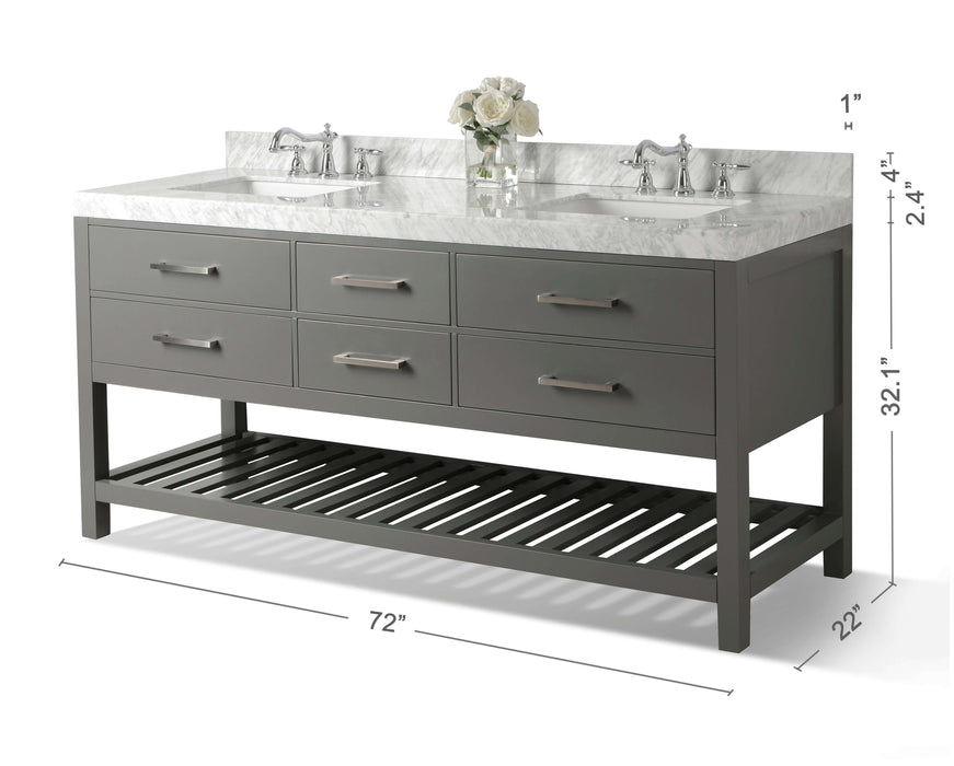 Elizabeth 72" Bath Vanity Set