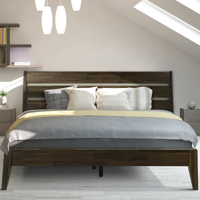 Acacia Emery Deluxe Wood Platform Bed Frame