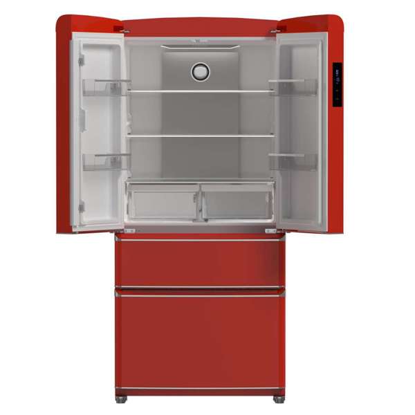 FORNO Espresso Luigi 33" French Door Refrigerator FFFD1791-33RED
