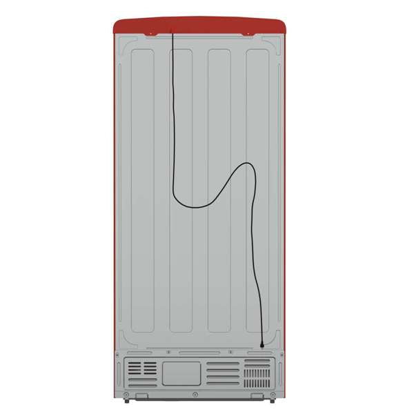 FORNO Espresso Luigi 33" French Door Refrigerator FFFD1791-33RED