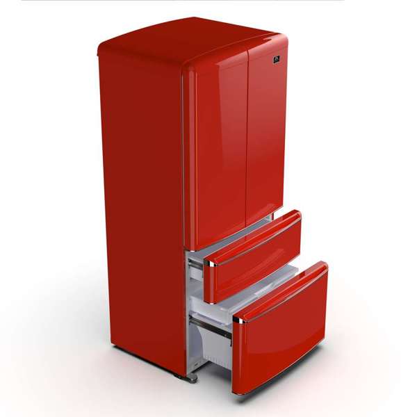 FORNO Espresso Luigi 33" French Door Refrigerator FFFD1791-33RED