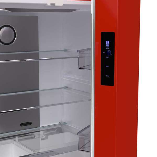FORNO Espresso Luigi 33" French Door Refrigerator FFFD1791-33RED