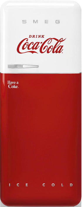 SMEG  50s Retro Style Series 24 Inch Freestanding Counter Depth Top Freezer Refrigerator, FAB28URDCC3 SMEG
