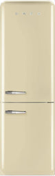 SMEG 50s Retro Style Series 24 Inch Counter Depth Freestanding Bottom Freezer Refrigerator, FAB32URCR3