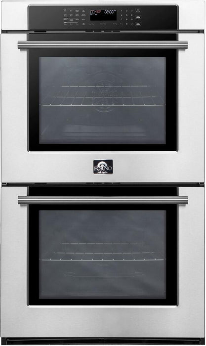 Forno Villarosa 30" Convection Double Electric Wall Oven, Stainless Steel, FBOEL1365-30 Forno