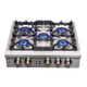 Forno Spezia 30 in. 5 Burner Gas Cooktop with Wok Ring and Griddle, SS — FCTGS5751-30