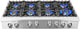 Forno Lseo 48 in. 8 Burner Gas Rangetop with Griddle in SS — FCTGS5737-48
