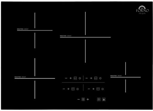 Forno Lecce - 30 in. 4 Burner Induction Cooktop in Black Glass, FCTIN0545-30 Forno