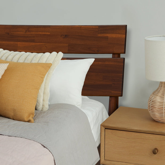 Acacia Aurora Deluxe Wood Platform Bed Frame
