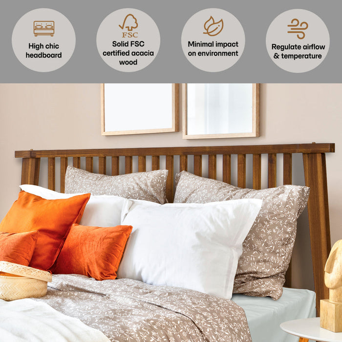 Acacia Kaylin Deluxe Wood Platform Bed Frame