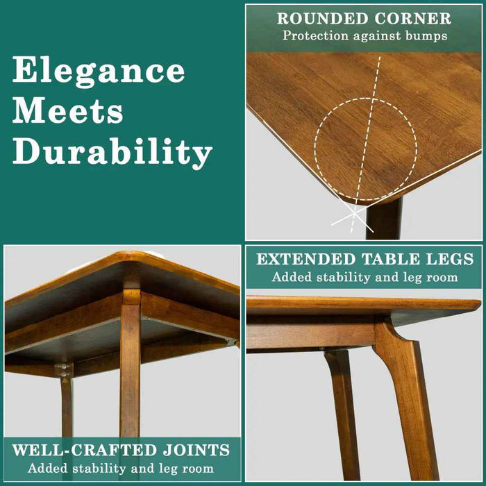 Verve 48 inches Solid Wood Dining Table