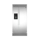 Forno Salerno - 36 in. Side-by-Side Fridge with Water/Ice Disp. — FFRBI1844-40SG