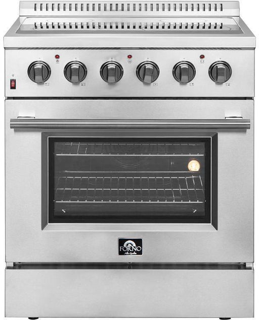 Forno Galiano 30" Electric Range, Convection Oven, Stainless Steel, FFSEL6083-30 - Farmhouse Kitchen and Bath