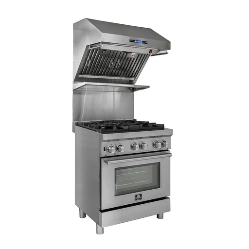 Forno Savona - 30" Wall Mount Range Hood & Back Splash FRHWM5029-30HB Forno