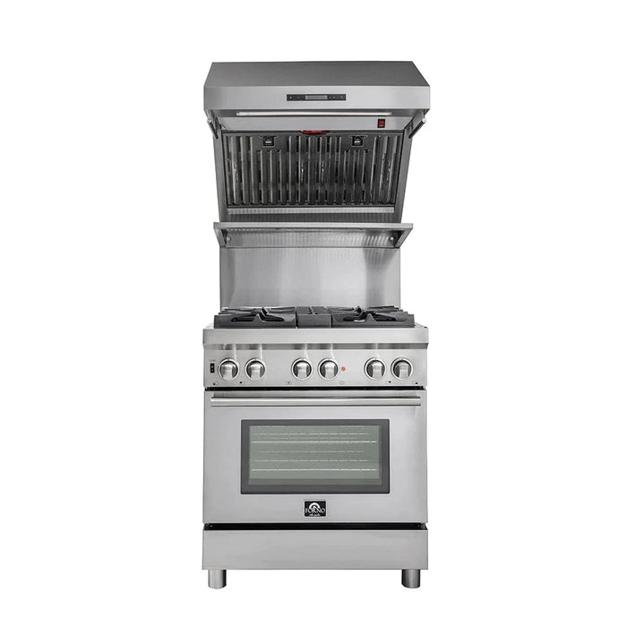 Forno Savona - 30" Wall Mount Range Hood & Back Splash FRHWM5029-30HB Forno