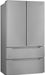 SMEG 36" Freestanding Counter Depth 4 Door French Door Refrigerator , FQ55UFX SMEG