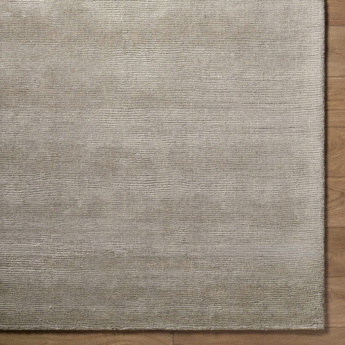 Brockton Solid Wool Gray Area Rug