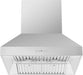 Forno Coppito 36-Inch 600 CFM Island Range Hood FRHIS5129-36 Forno