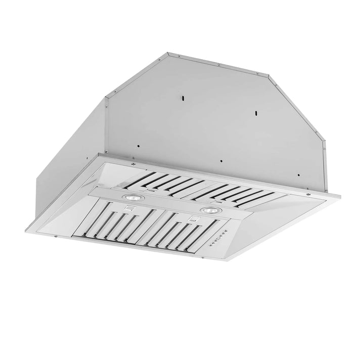 Forno Altilia 30-Inch 600 CFM Insert Range Hood in Stainless Steel FRHRE5337-30 Forno