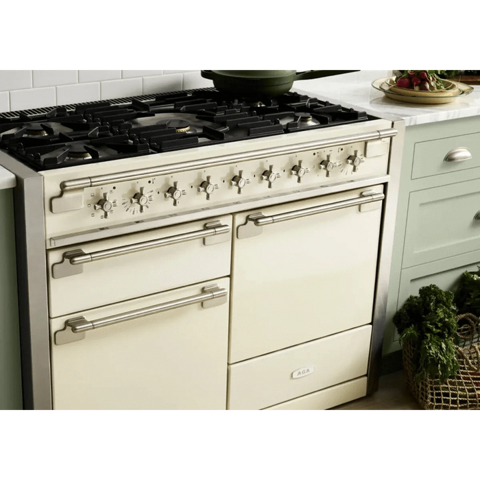AGA 48" Elise Dual Fuel Range - Mineral Green AEL481DFMG