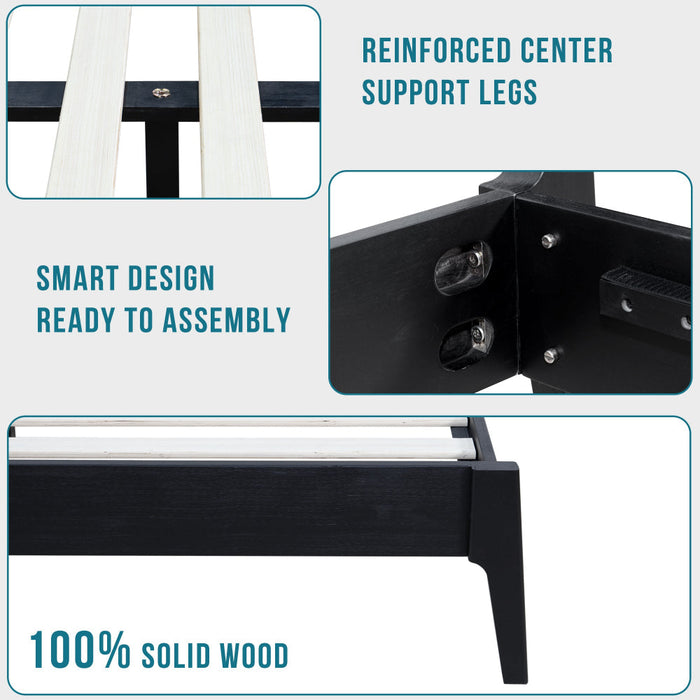 Acacia Callisto Deluxe Solid Wood Bed Frame