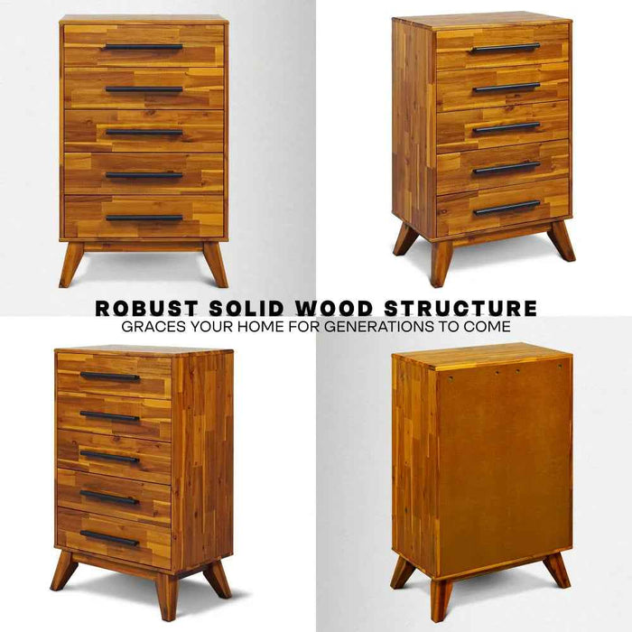 Linea Solid Wood Dresser