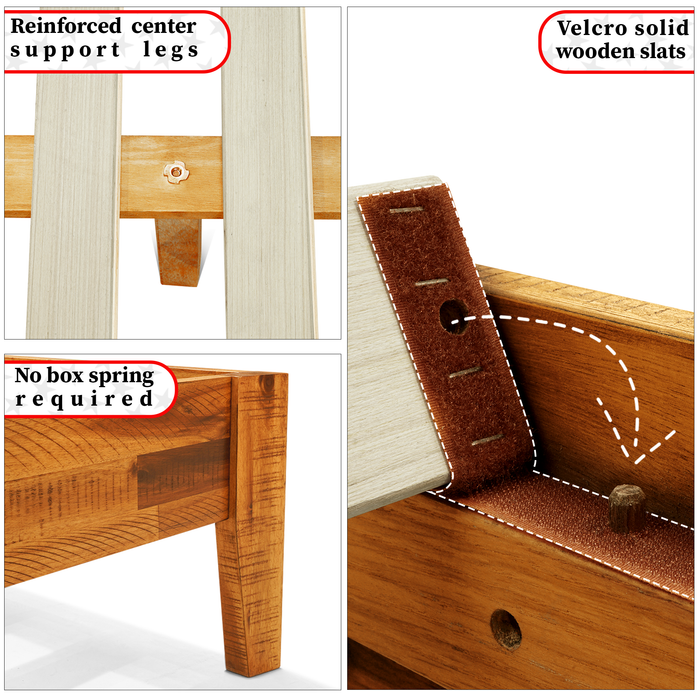 Sierra Solid Wood Bed Frame