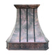 Fired Antique Copper Range Hoods Island Mount Vent Hoods 36"W x 37"H x 27"D
