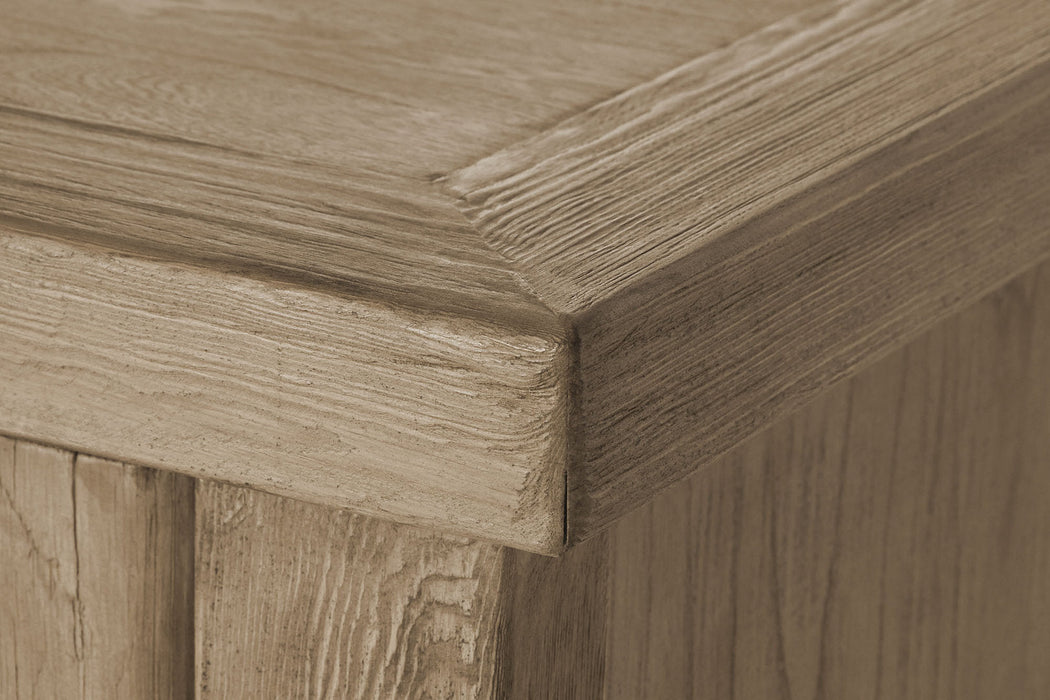 Four Door Elm Cabinet