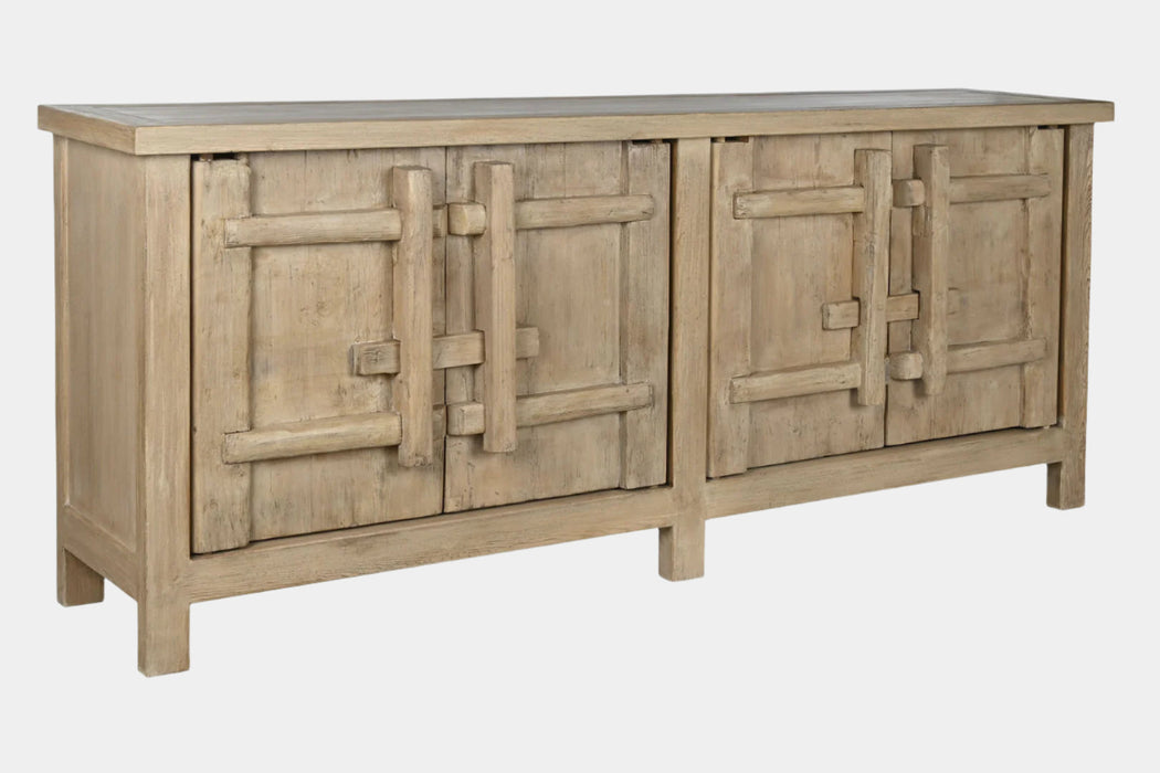 Four Door Elm Cabinet