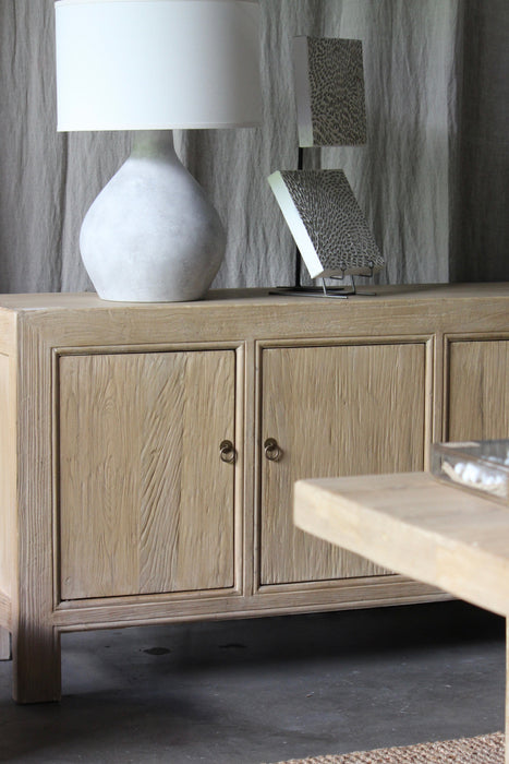 Four Door Elm Sideboard