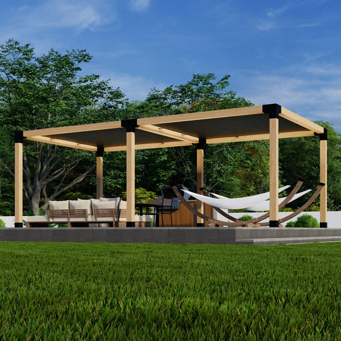 DIY Pergola Kit for a Freestanding Pergola With Canopies - Any Size Up to 24' x 12'