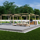 DIY Pergola Bracket Kit for a Freestanding Pergola Frame - Any Size Up to 24' x 24'