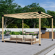 DIY Pergola Bracket Kit for a Freestanding Pergola With Slatted Roof - Any Size Up to 12' x 12'