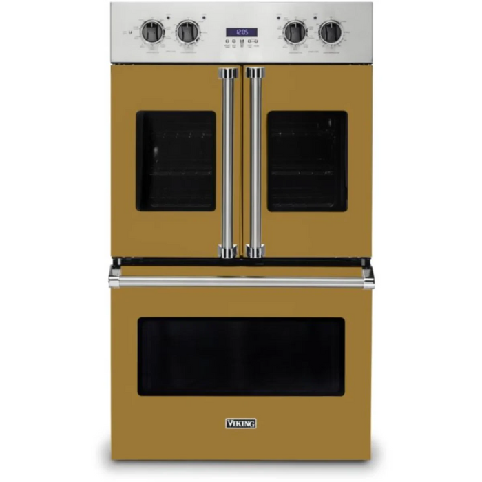 Viking® Professional 7 Series 30" Stainless Steel Electric Built In Double French Door Oven VDOF7301SS