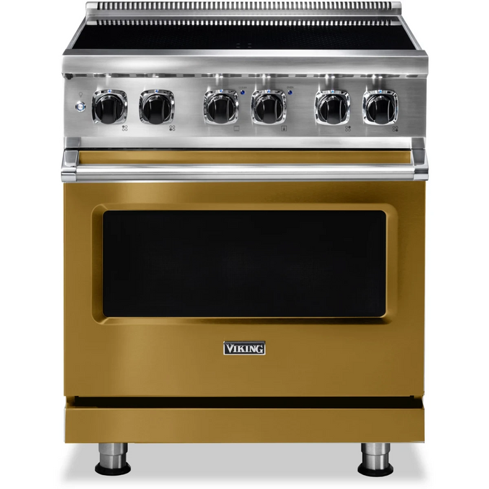 Viking® 5 Series 30" Stainless Steel Pro Style Induction Range VIR53024BSS