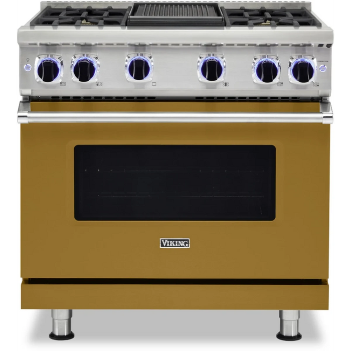 Viking® 7 Series 36" Stainless Steel Pro Style Range VGR73624GSS