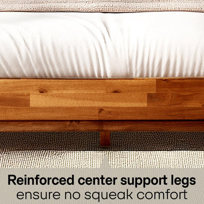 Aurora Solid Wood Bed Frame