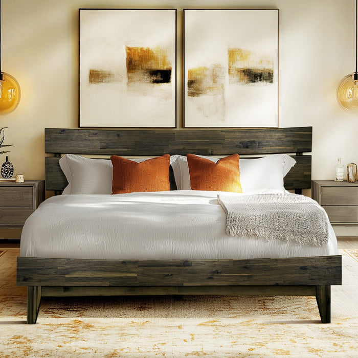 Acacia Aurora Solid Wood Bed Frame