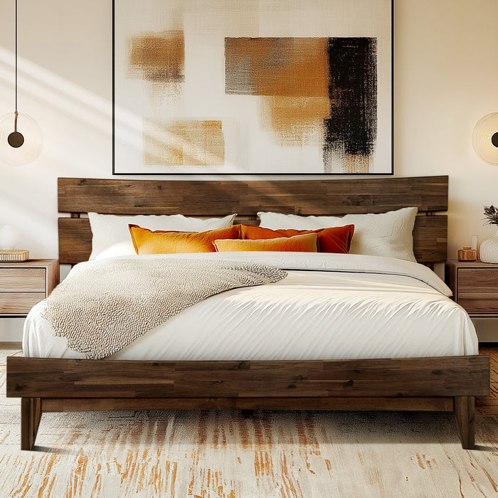 Acacia Aurora Solid Wood Bed Frame