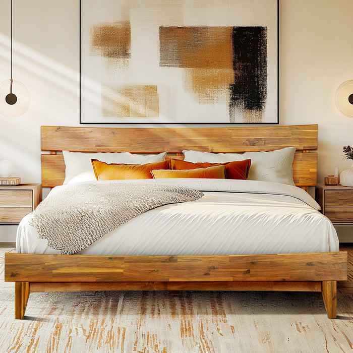 Acacia Aurora Solid Wood Bed Frame