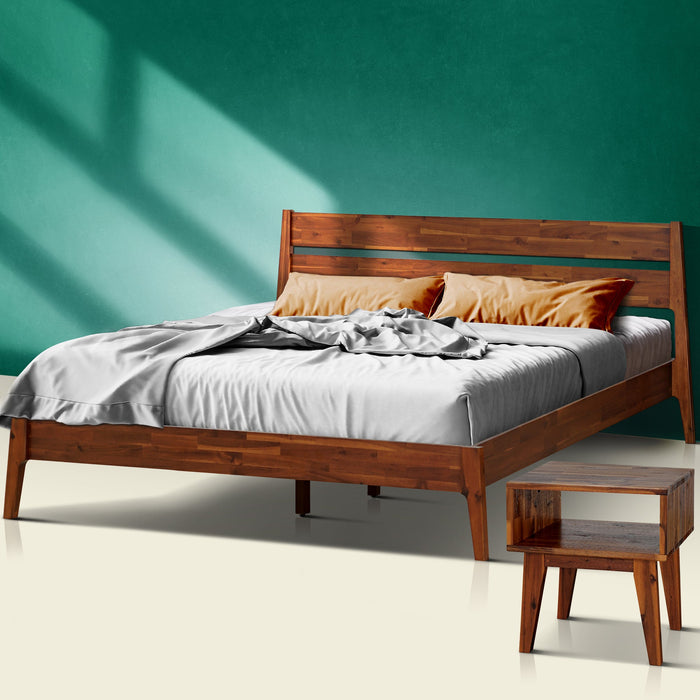 Callisto Solid Wood Bed Frame
