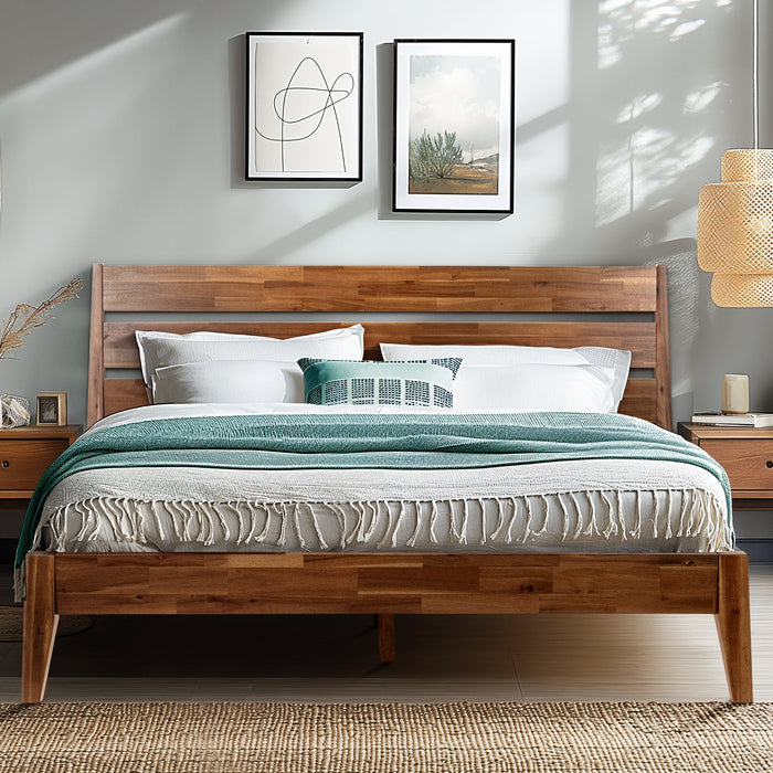 Acacia Emery Solid Wood Bed Frame