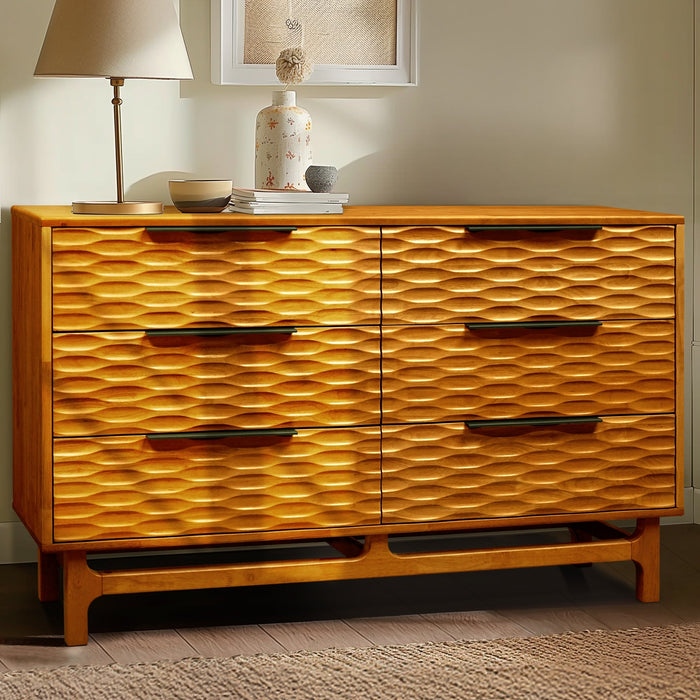 Acacia Elara Dresser with 6 Drawers