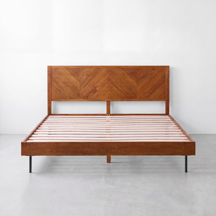 Alander Solid Wood Bed Frame