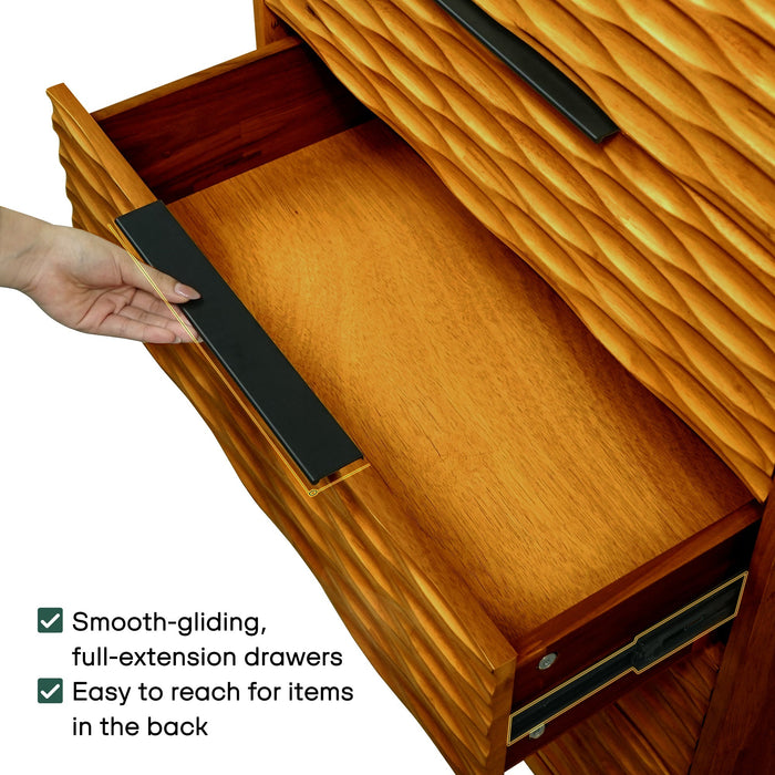 Acacia Elara Dresser with 5 Drawers