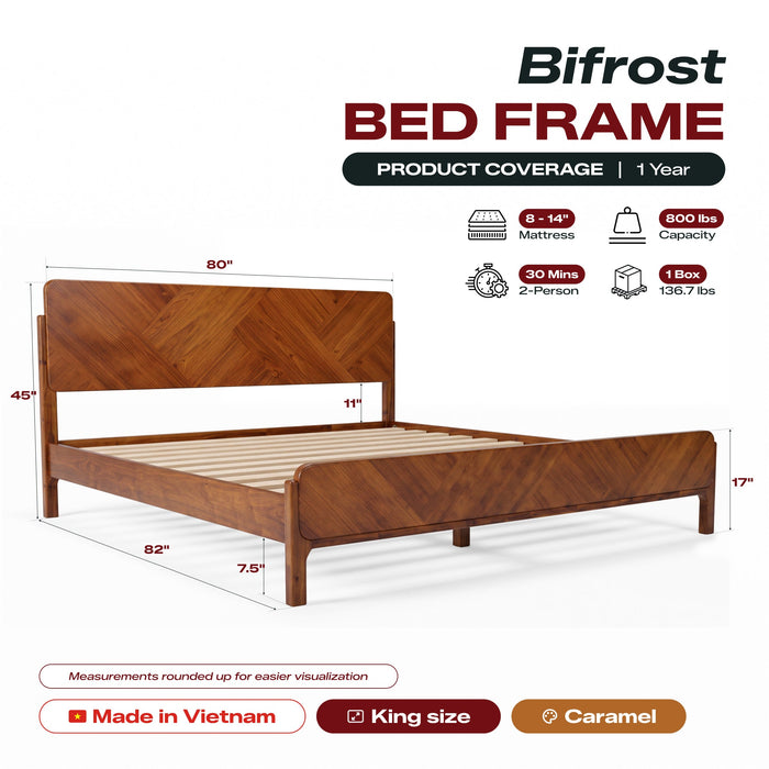 Bifrost Solid Wood Bed Frame