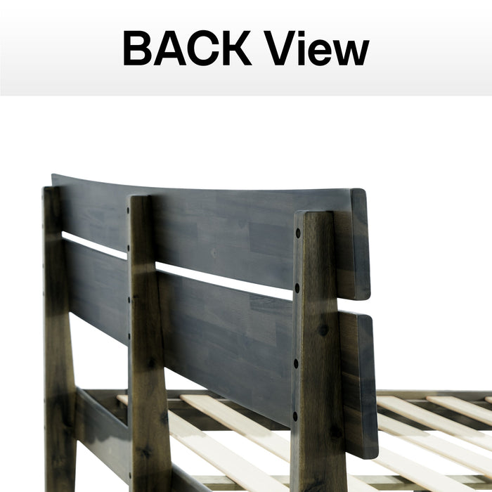 Aurora Solid Wood Bed Frame