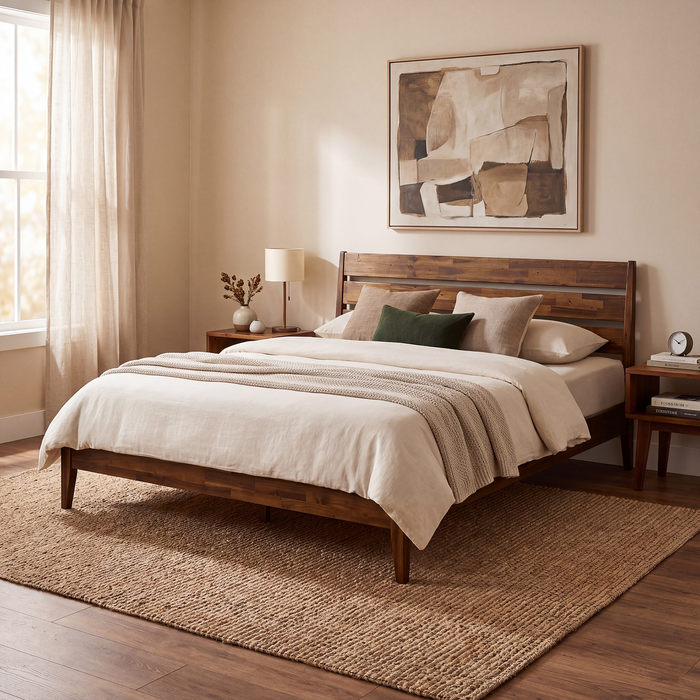 Emery Solid Wood Bed Frame