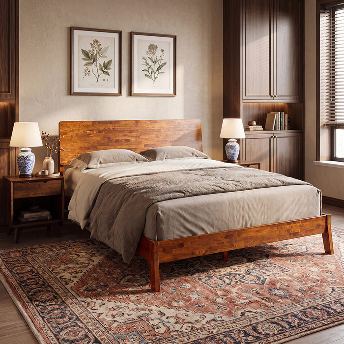 Serenity Solid Wood Bed Frame